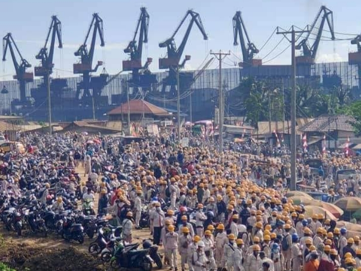 Di Kawasan IMIP Pemberangusan Serikat Pekerja Begitu Marak